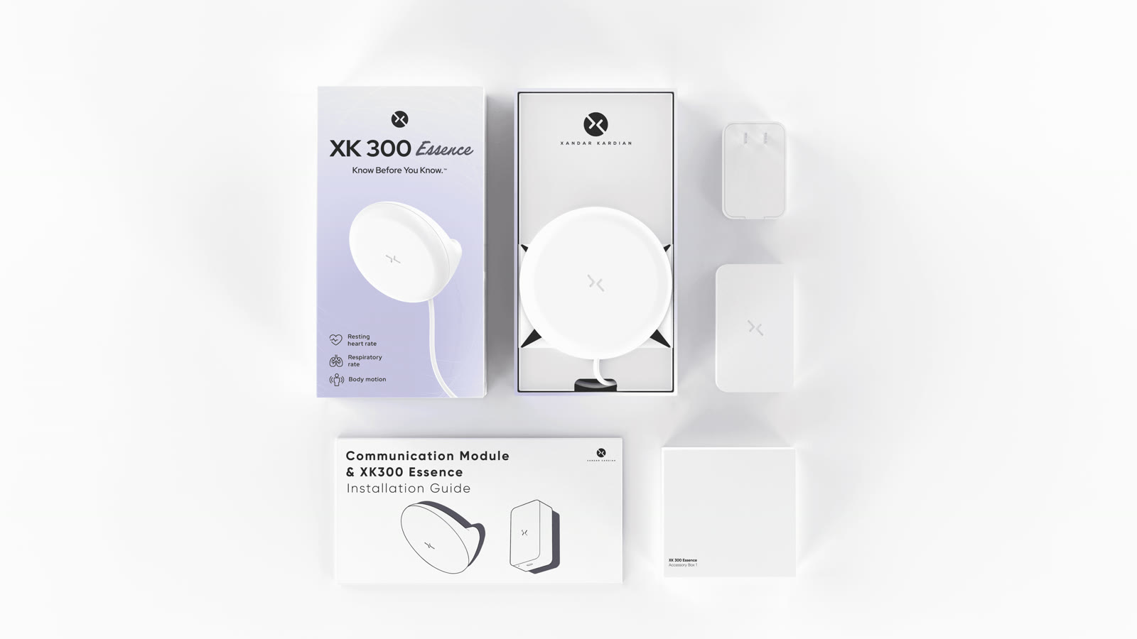 The XK300 Essence and its box